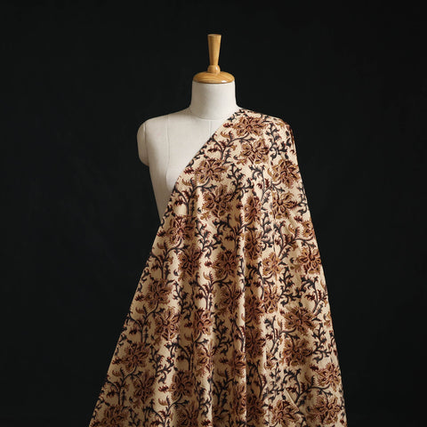 Natural dyed hand block print cotton pedana kalamkari