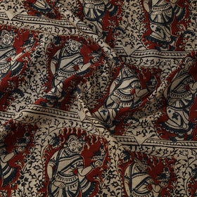 Natural dyed hand block print cotton pedana kalamkari