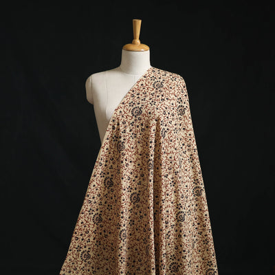 Natural dyed hand block print cotton pedana kalamkari