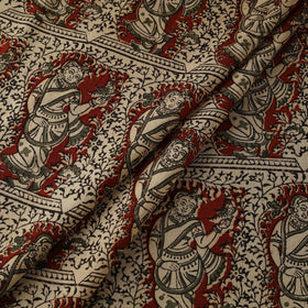 Natural dyed hand block print cotton pedana kalamkari