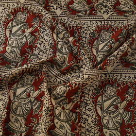 Natural dyed hand block print cotton pedana kalamkari