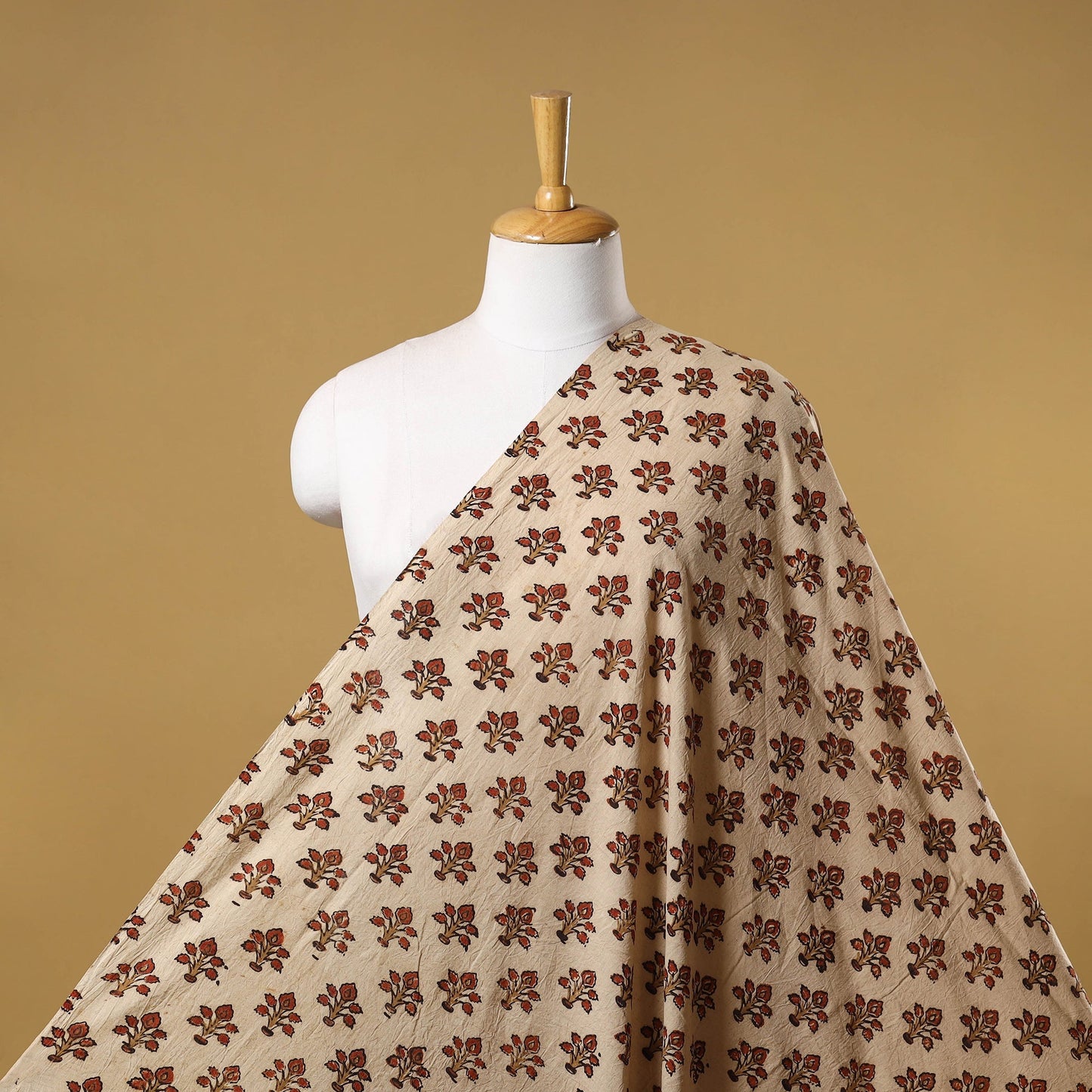 Natural dyed hand cotton fabric 10 - handcrafted