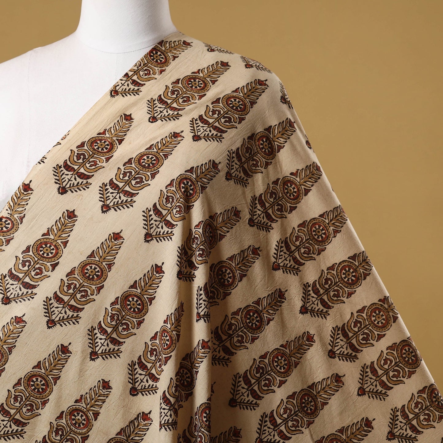 Natural dyed hand cotton fabric 14 - handcrafted