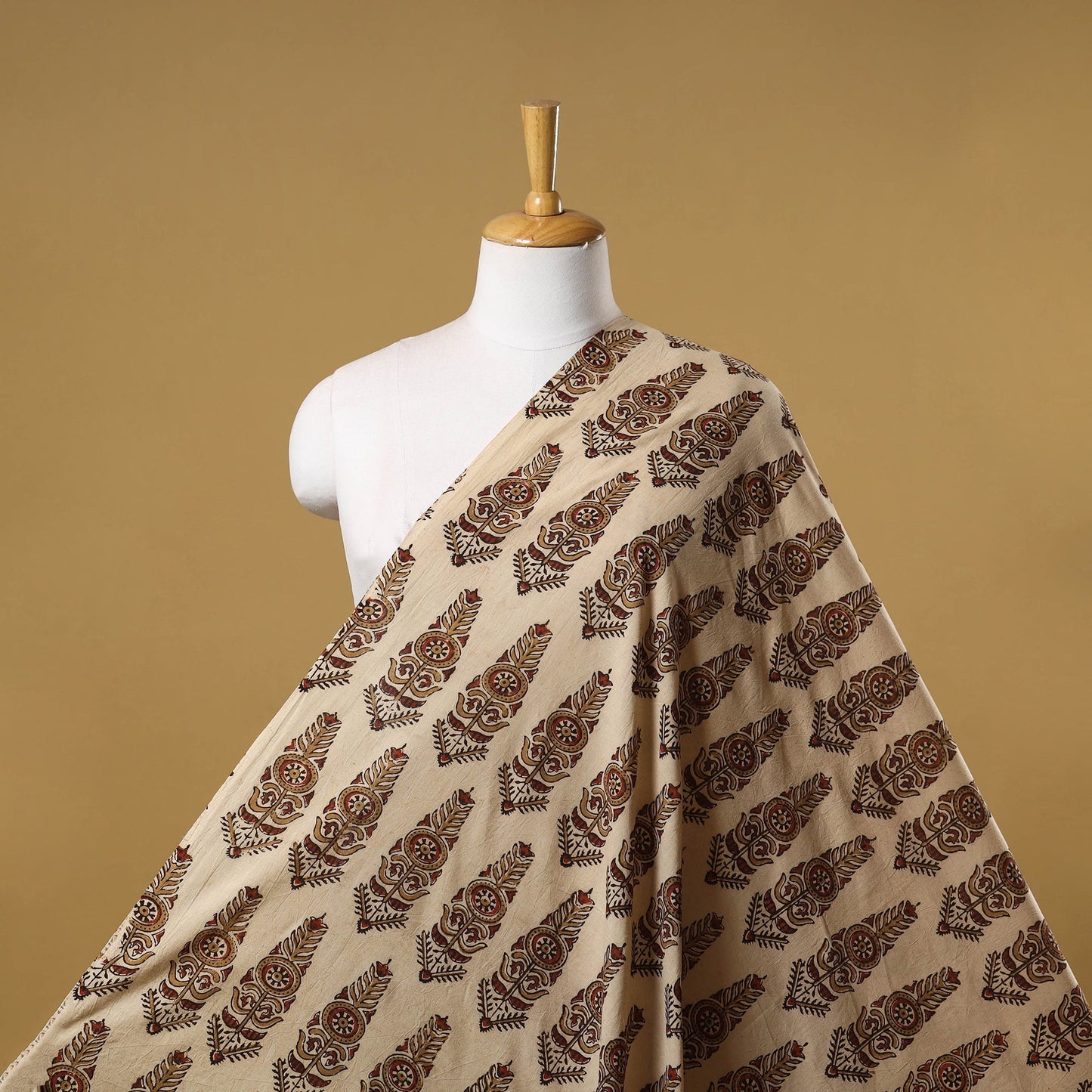 Natural dyed hand cotton fabric 14 - handcrafted