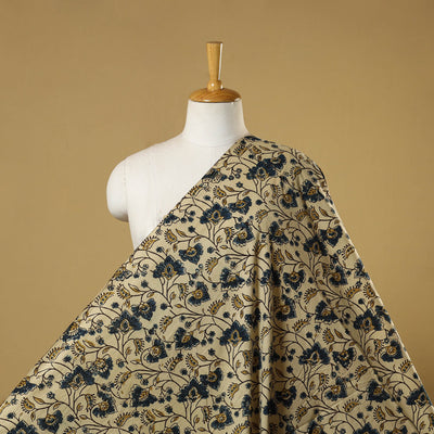 Beige - natural dyed hand cotton fabric 15 - handcrafted