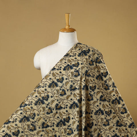 Beige - natural dyed hand cotton fabric 15 - handcrafted