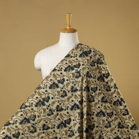 Beige - natural dyed hand cotton fabric 15 - handcrafted