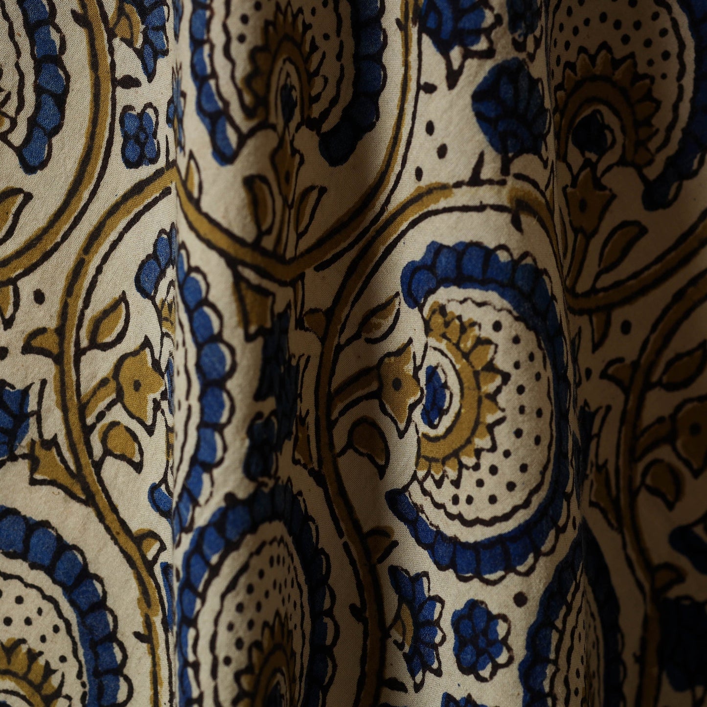 Beige - beieg - natural dyed hand cotton fabric 16