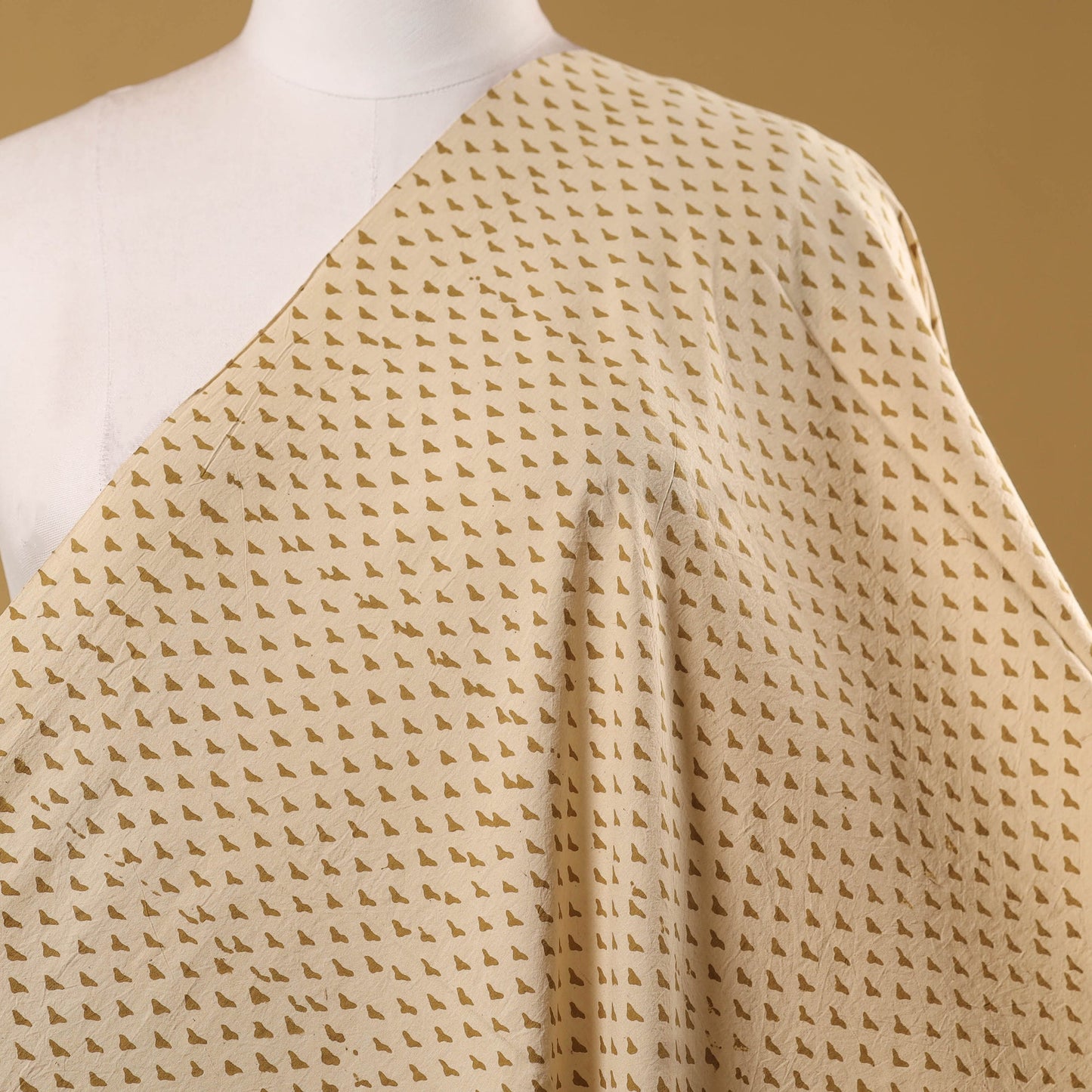 Natural dyed hand cotton fabric 19 - handcrafted