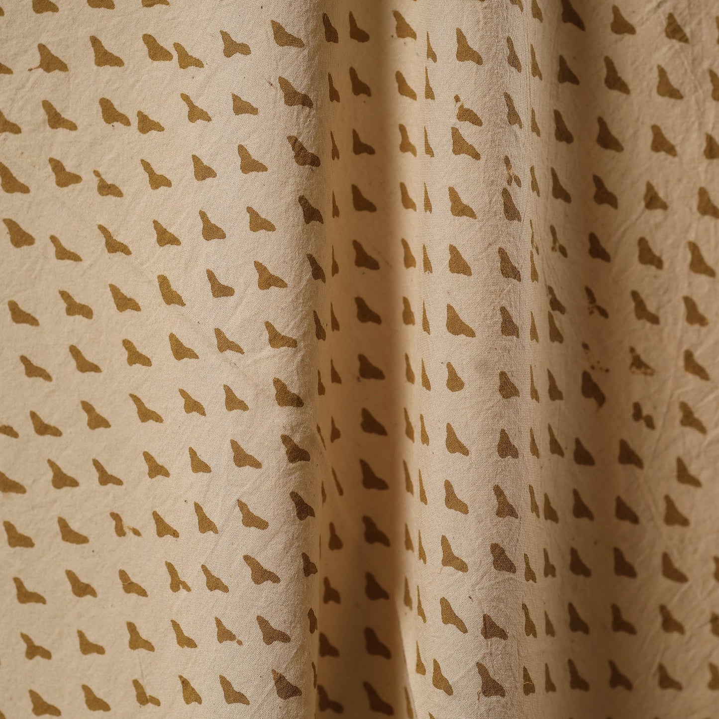 Natural dyed hand cotton fabric 19 - handcrafted