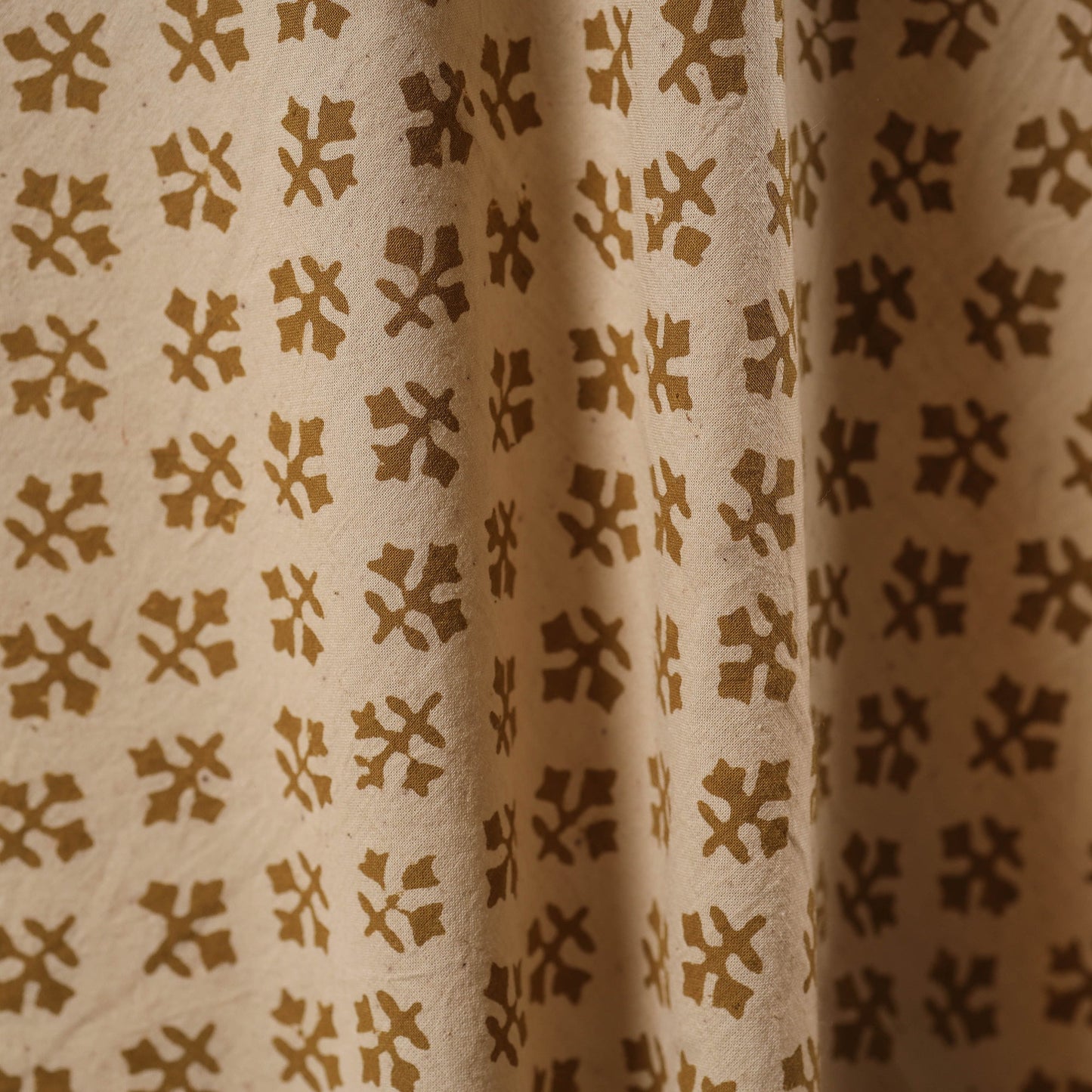 Natural dyed hand cotton fabric 24 - handcrafted