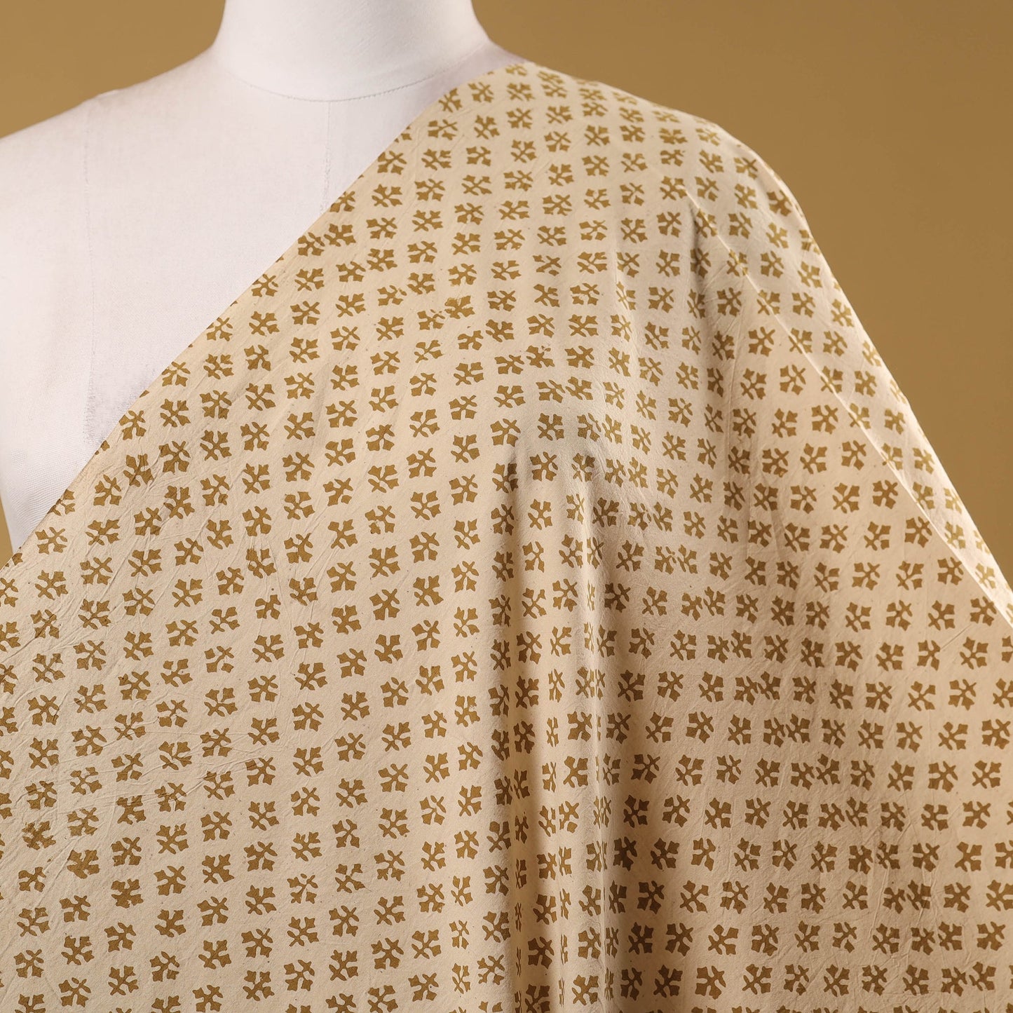 Natural dyed hand cotton fabric 24 - handcrafted