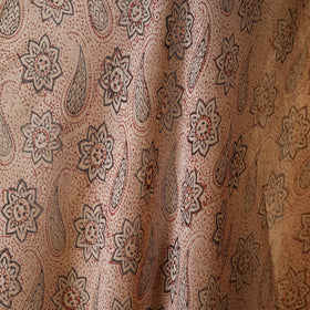Beige - natural dyed handloom chanderi silk pedana