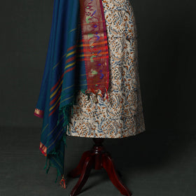 Natural dyed kalamkari hand block print cotton 2pc