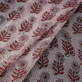Natural dyed kota doria cotton hand bagh fabric 10