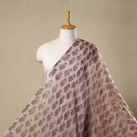 Natural dyed kota doria cotton hand bagh fabric 10