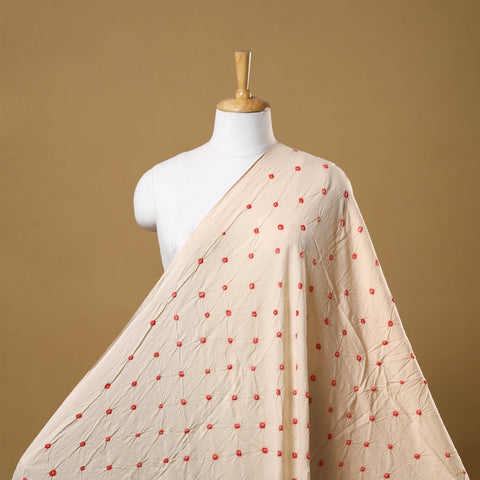 Natural dyed kutch tie-dye cotton bandhani fabric 01