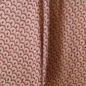 Beige - natural dyed mul cotton bagh fabric 15 - handcrafted