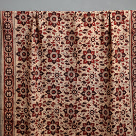 Natural dyed pedana kalamkari printed handloom cotton towel