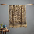 Natural dyed pedana kalamkari printed handloom cotton towel