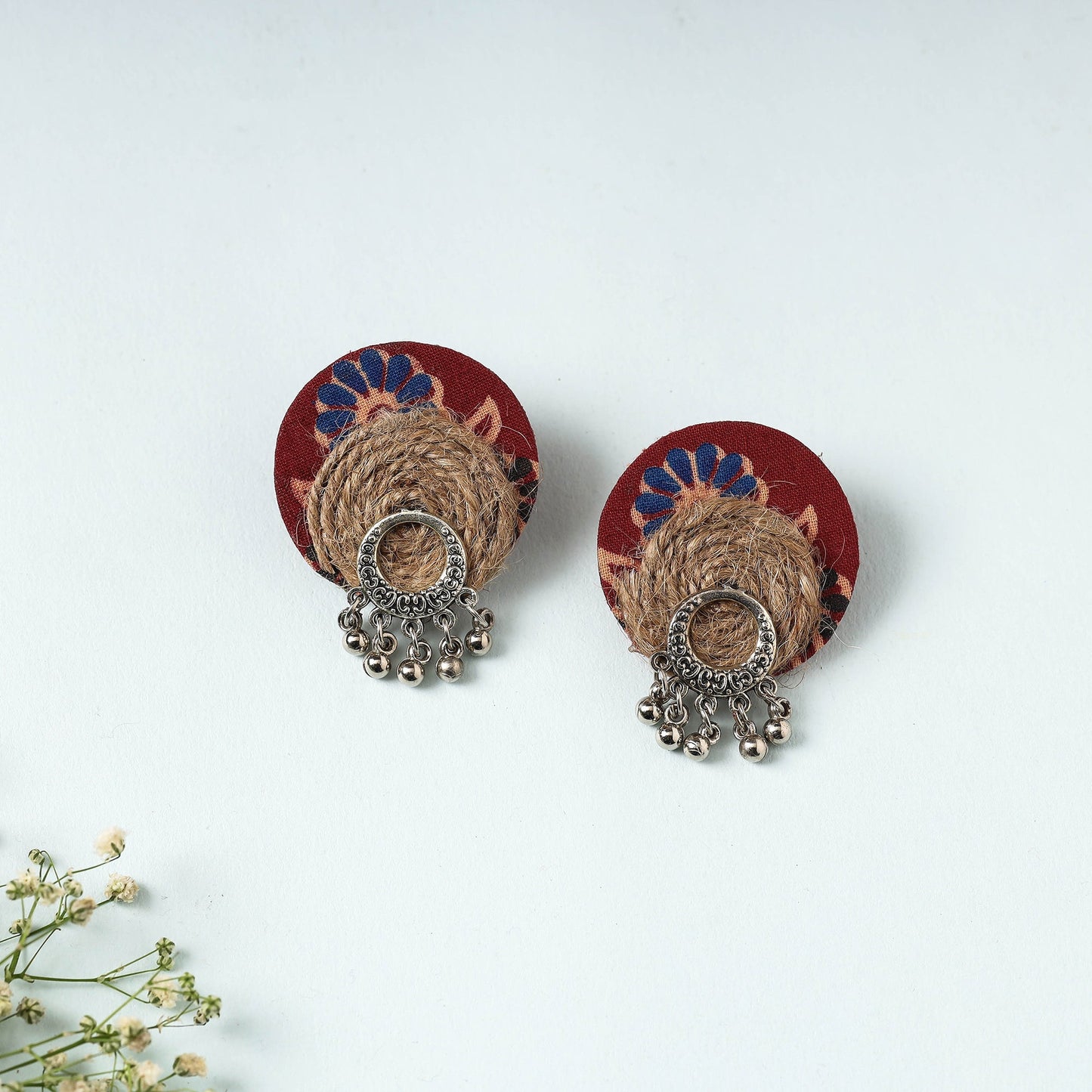  Handcrafted Fabart Earrings by Asalkaar 