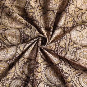 Beige Pedana Kalamkari Block Print Cotton Table Cover