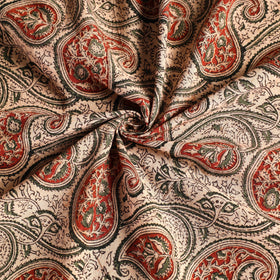 Buy Beige Original Pedana Kalamkari Block Printed Cotton Table Cover