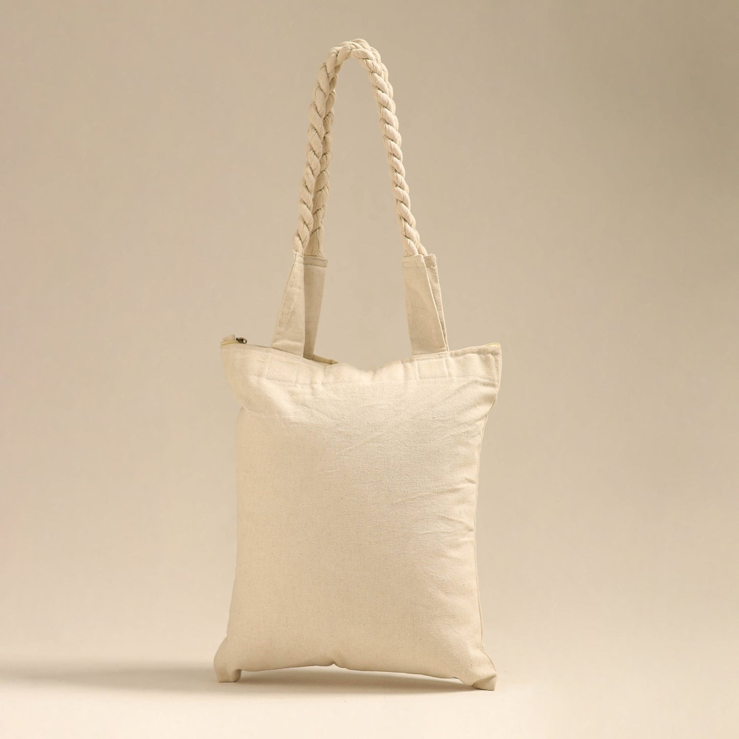 Beige - pattachitra handpainted shoulder bag from odisha 25