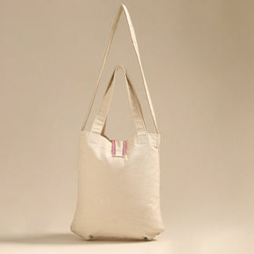 Beige - pattachitra handpainted shoulder bag from odisha 28