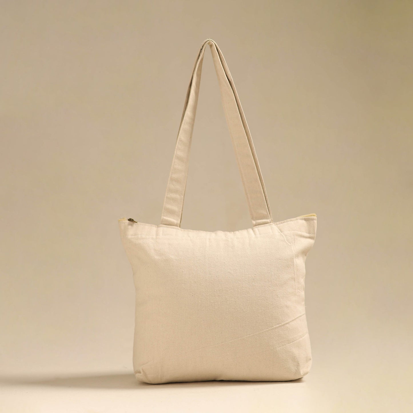 Beige - pattachitra handpainted shoulder bag from odisha 33