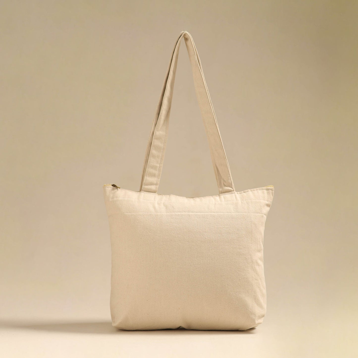 Beige - pattachitra handpainted shoulder bag from odisha 34