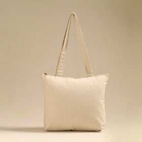 Beige - pattachitra handpainted shoulder bag from odisha 34