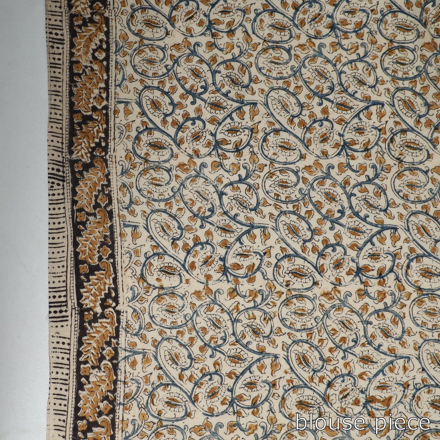 Designer Kalamkari Saree – Block Print & Pure Cotton