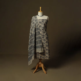 Pedana hand block print natural dyed cotton kalamkari 2pc