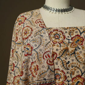 Pedana hand block print natural dyed cotton kalamkari 2pc