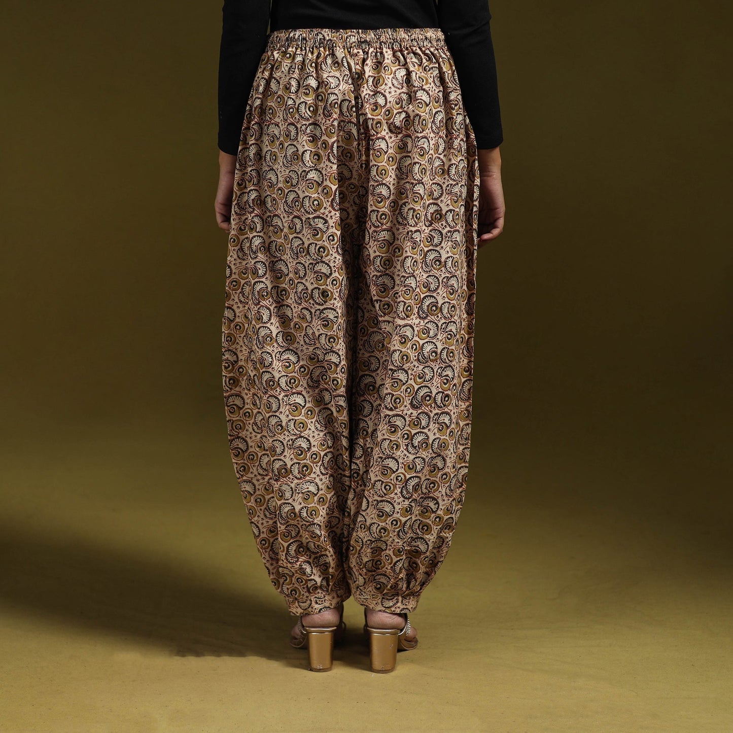 Pedana hand natural dyed cotton kalamkari afghani salwar 19