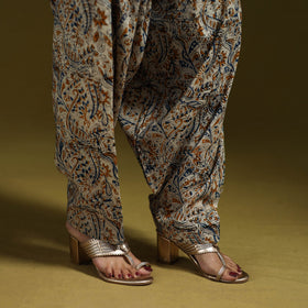 Pedana hand natural dyed cotton kalamkari salwar 07