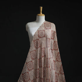 Pedana hand block print natural dyed kota doria cotton