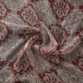 Pedana hand block print natural dyed kota doria cotton