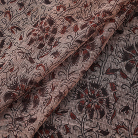 Pedana hand block print natural dyed kota doria cotton