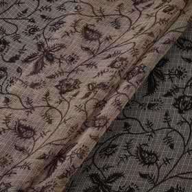Pedana hand block print natural dyed kota doria cotton