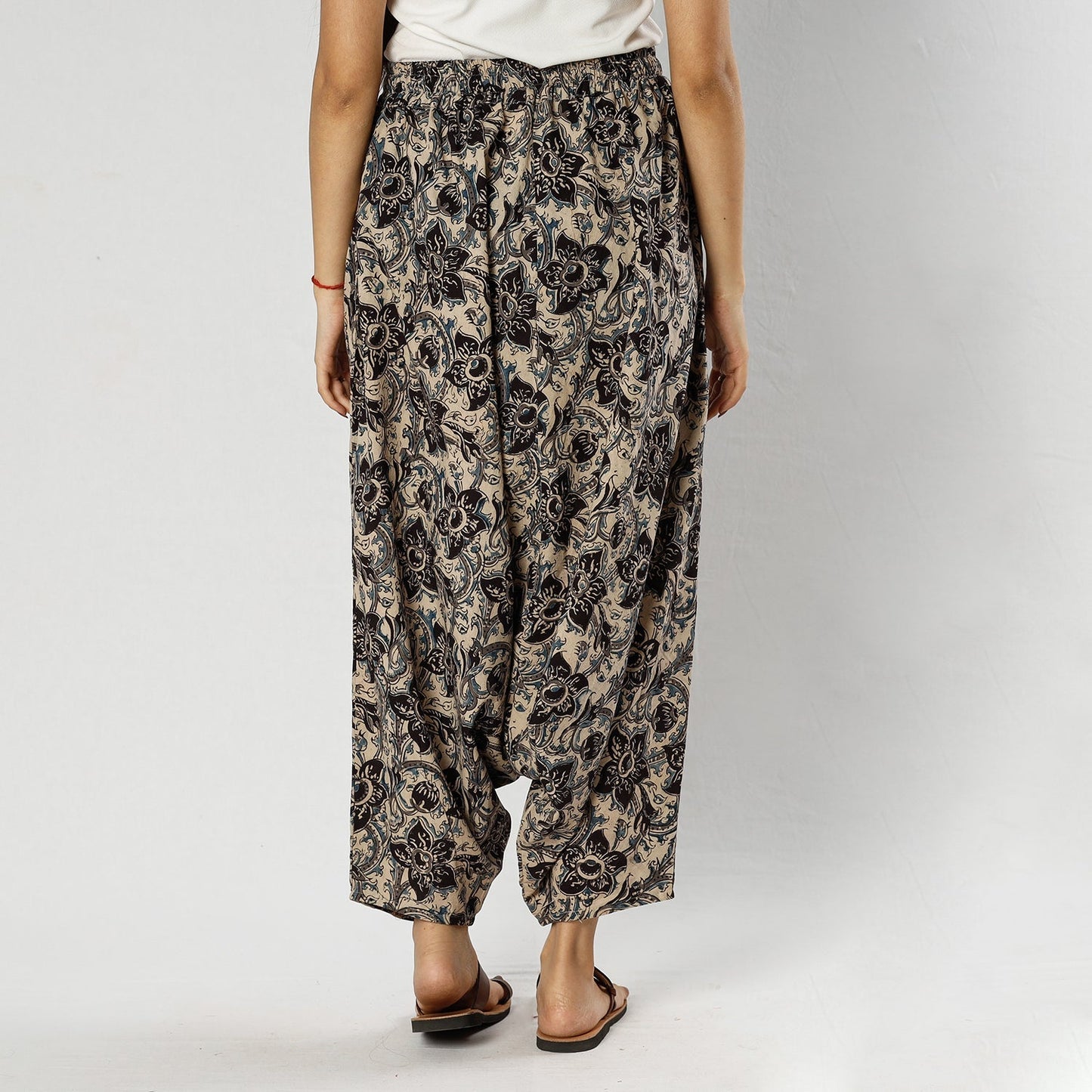 Buy Pedana Kalamkari Block Print Cotton Harem Pant Online at iTokri.com