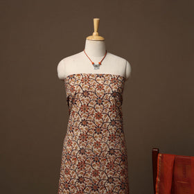 Pedana kalamkari natural dyed cotton 2pc unstitched dress