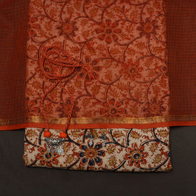 Pedana kalamkari natural dyed cotton 2pc unstitched dress