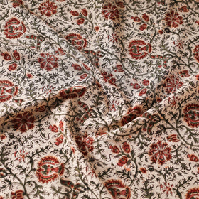 Buy Pedana Kalamkari Block Printed Cotton Fabric Online at iTokri.com