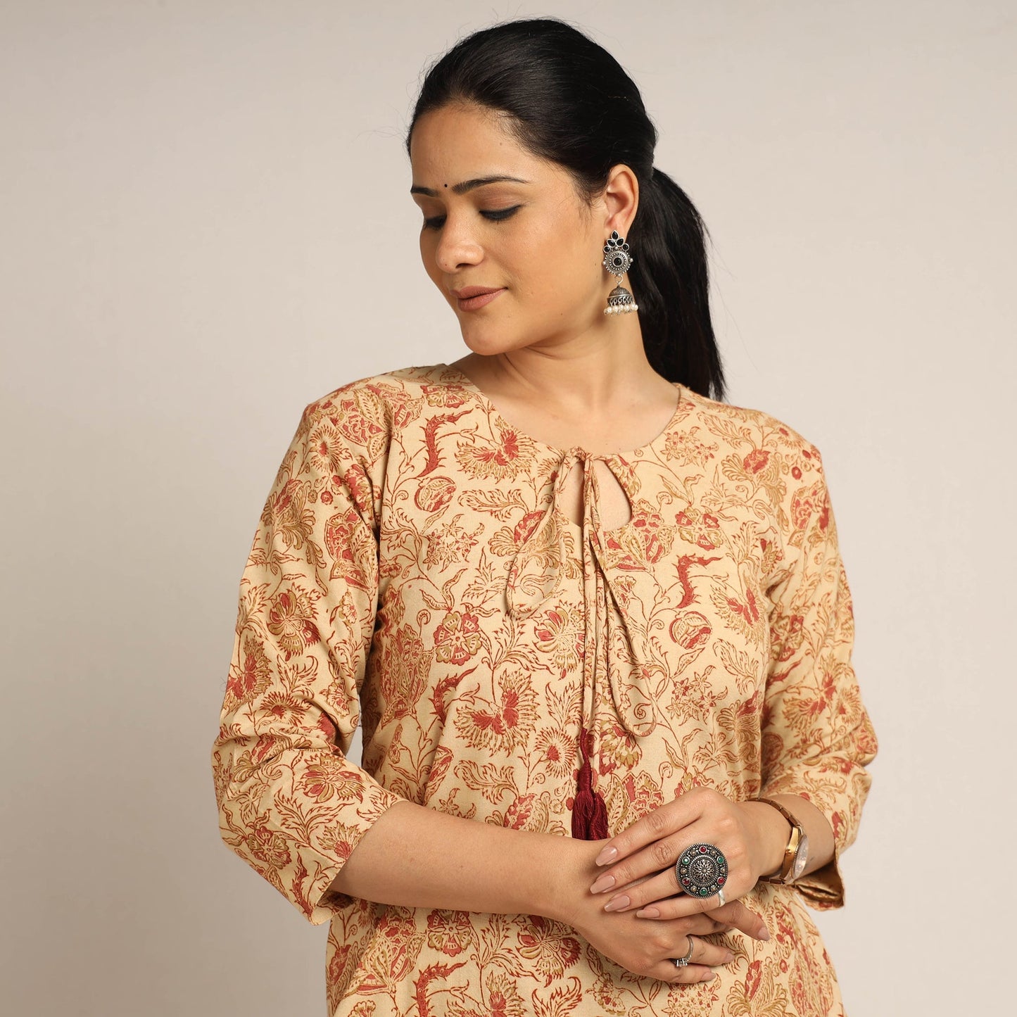 Kalamkari Kurta with Palazzo Set

