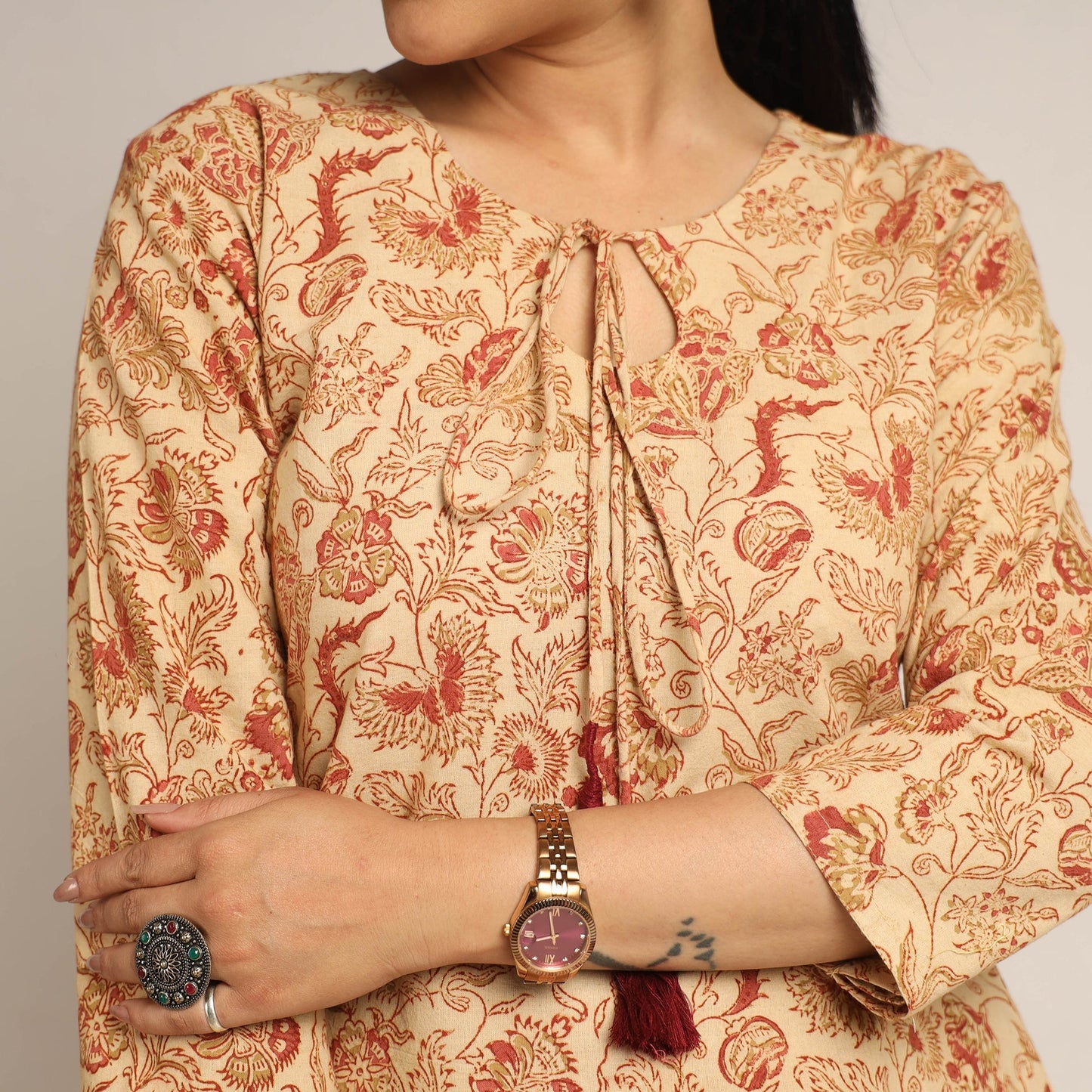 Kalamkari Kurta with Palazzo Set
