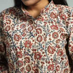 Buy Pedana Kalamkari Block Printed Cotton Co-Ord Set Online at iTokri.com