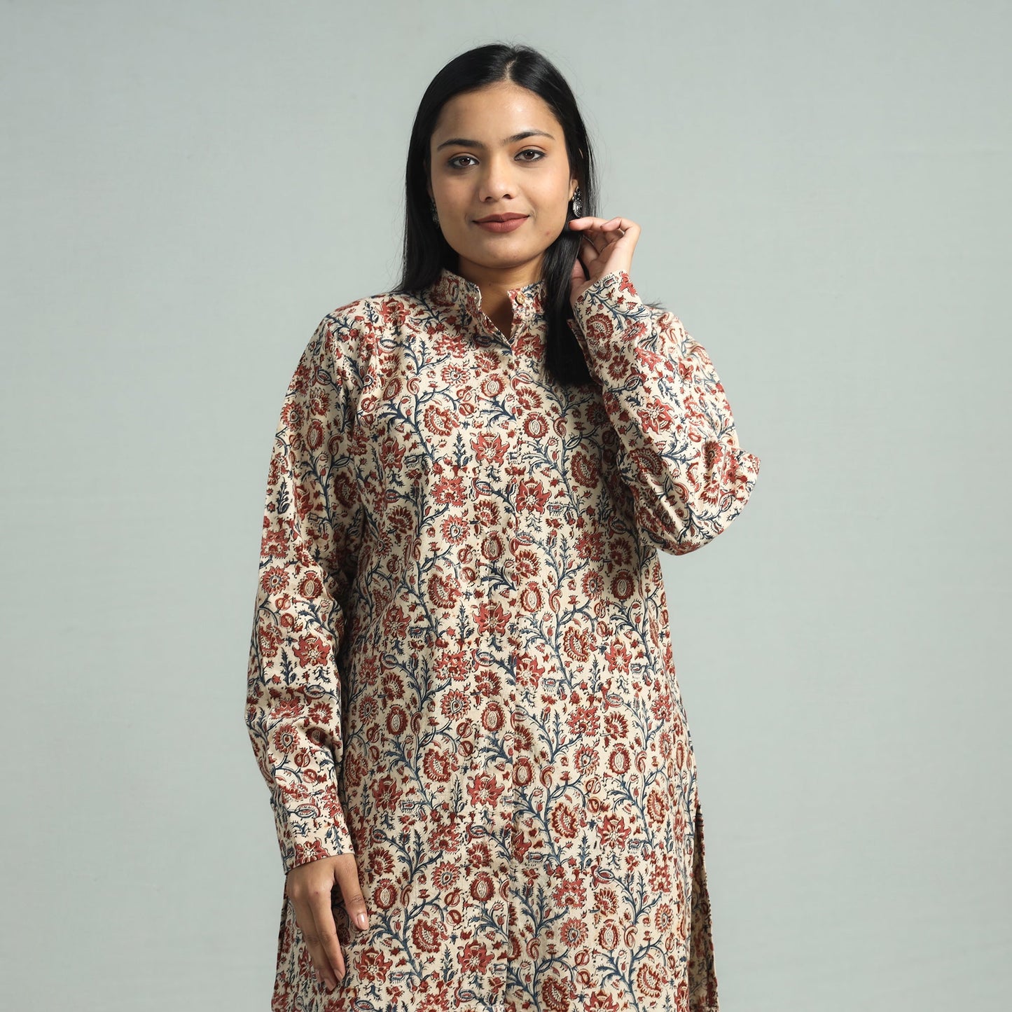 Buy Pedana Kalamkari Block Printed Cotton Co-Ord Set Online at iTokri.com