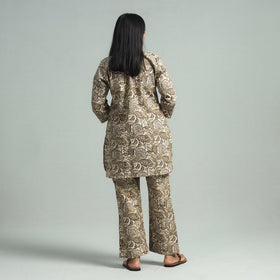 Buy Pedana Kalamkari Block Printed Cotton Co-Ord Set Online at iTokri.com